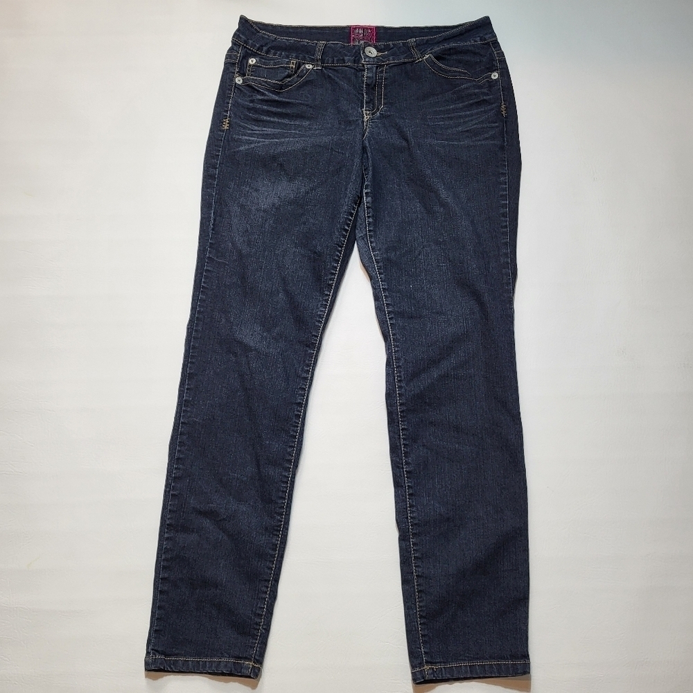 Torrid Jeans Vintage Early 2000s Y2K Dark Wash Denim Skinny Style Size 20R - Picture 2 of 9